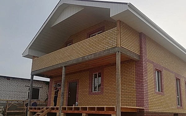 Дом из газобетона площадью 210 кв.м Дом из газобетона площадью 210 кв.м