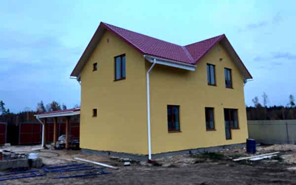 Дом из газобетона площадью 150 кв.м Дом из газобетона площадью 150 кв.м