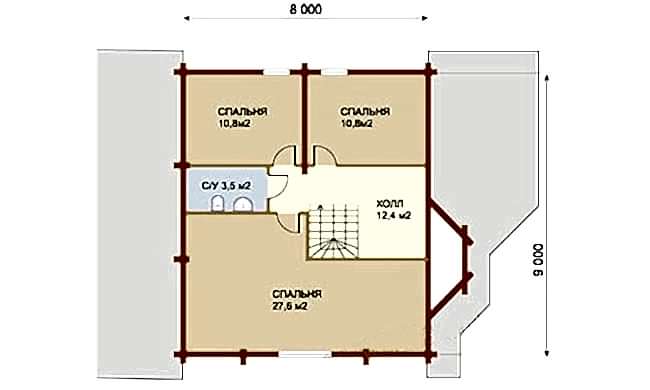 Планировка мансарды