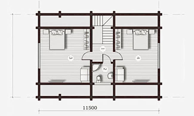 Планировка мансарды