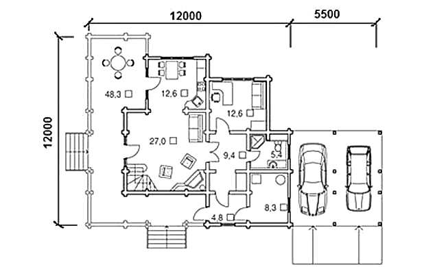 Планировка первого этажа