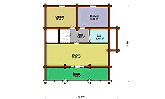 Планировка мансарды