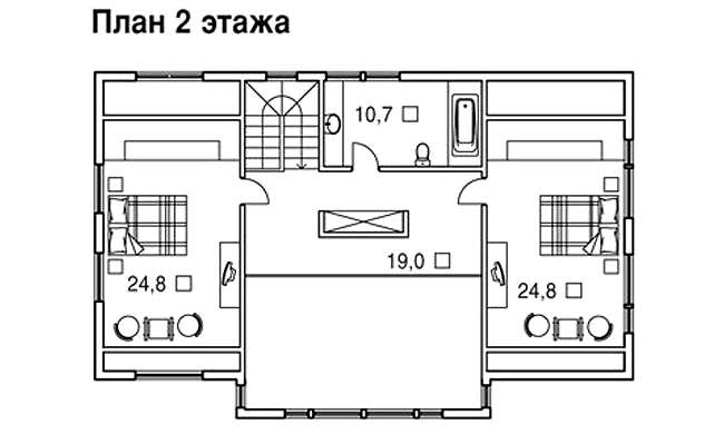 Планировка второго этажа