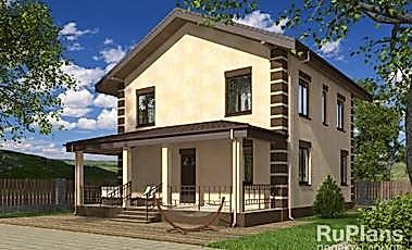 Проект дома из газобетона Адмирал 170 Проект дома из газобетона Адмирал 170 Адмирал 170