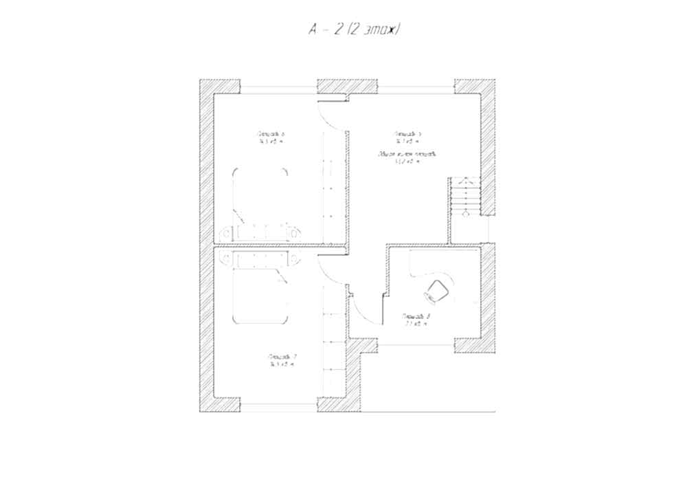 Планировка второго этажа Планировка второго этажа