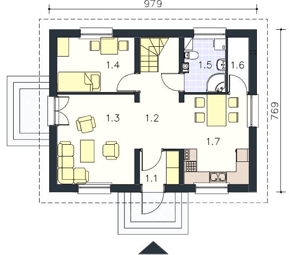Планировка первого этажа
