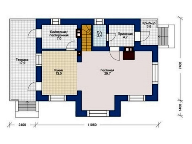 Планировка первого этажа