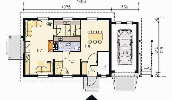 Планировка первого этажа