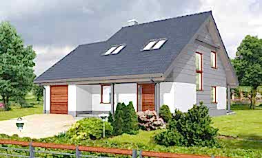 Проект дома из газобетона Адмирал 27 Адмирал 27