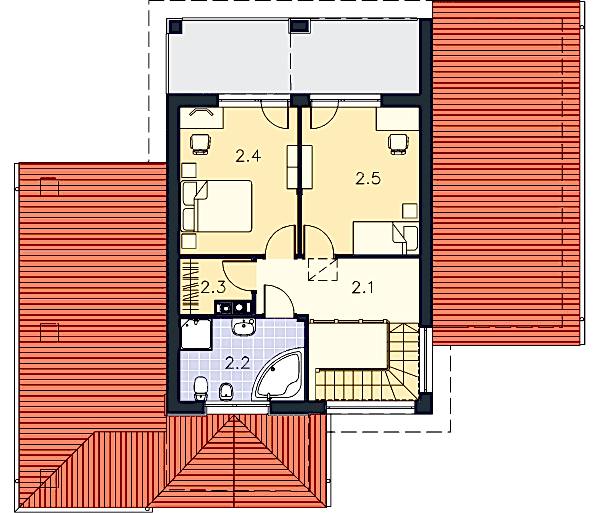 Планировка мансарды