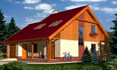 Проект дома из кирпича Адмирал 58 Адмирал 58