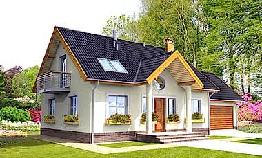 Проект дома из кирпича Абсолют 61 Абсолют 61