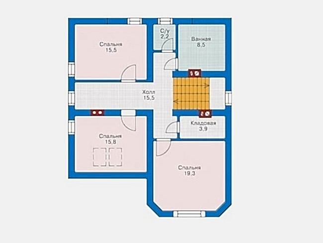 Планировка мансарды