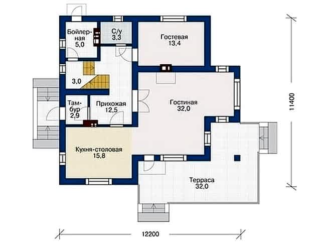 Планировка мансарды