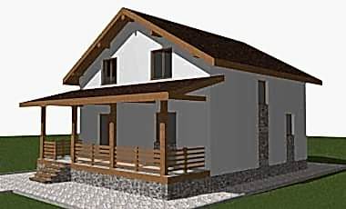 Проект дома из кирпича Адмирал 109 Адмирал 109