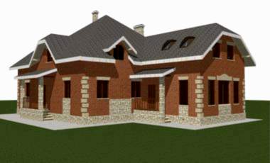 Проект дома из газобетона Адмирал 132 Адмирал 132