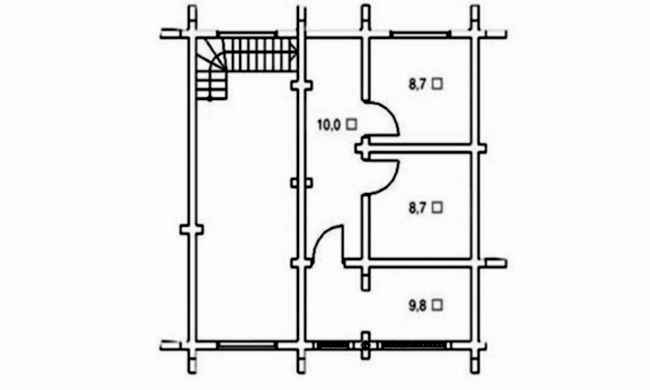 Планировка мансарды