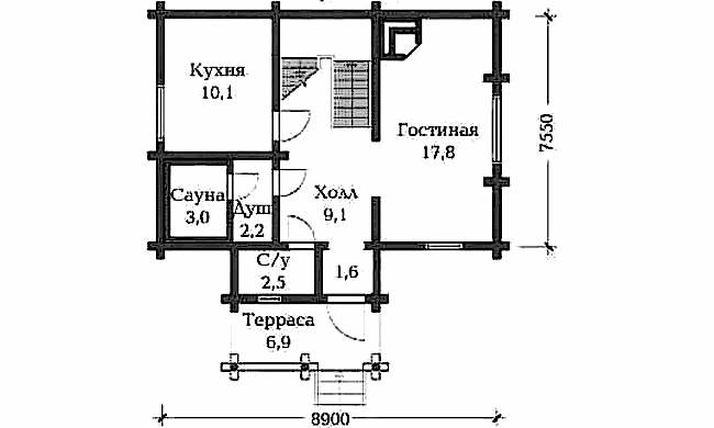 Планировка первого этажа