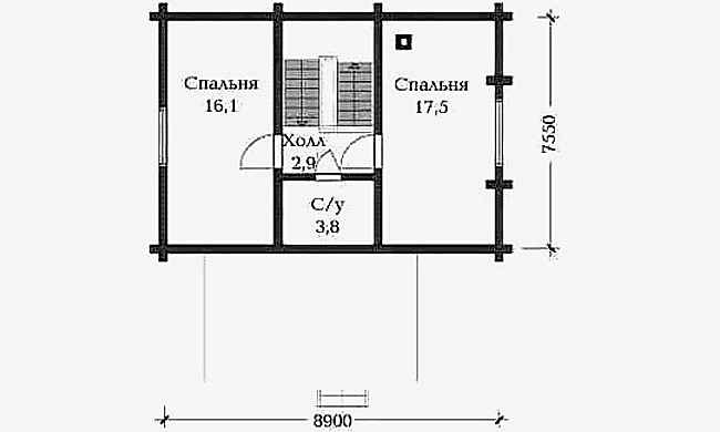 Планировка мансарды