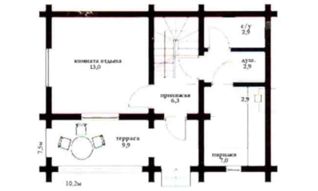 Планировка первого этажа