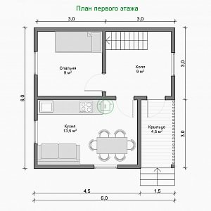 Планировка первого этажа