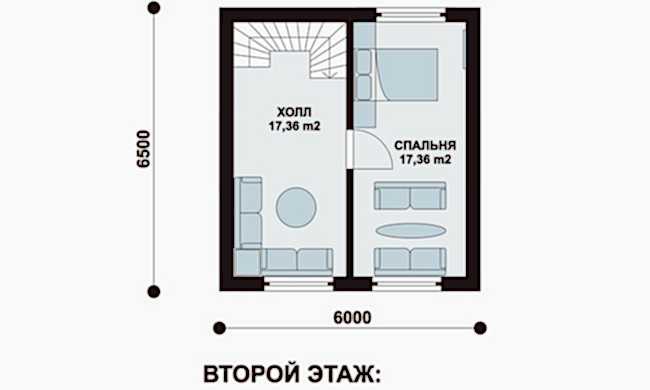 Планировка мансарды