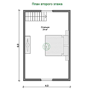 Планировка мансарды