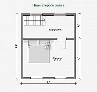 Планировка мансарды