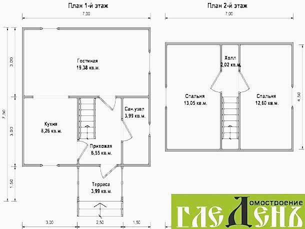 Планировка первого этажа