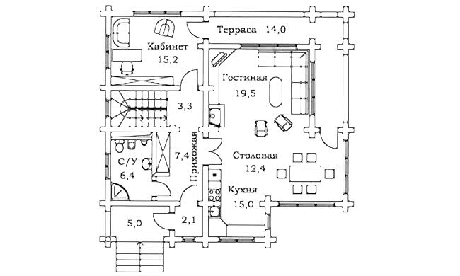 Планировка первого этажа