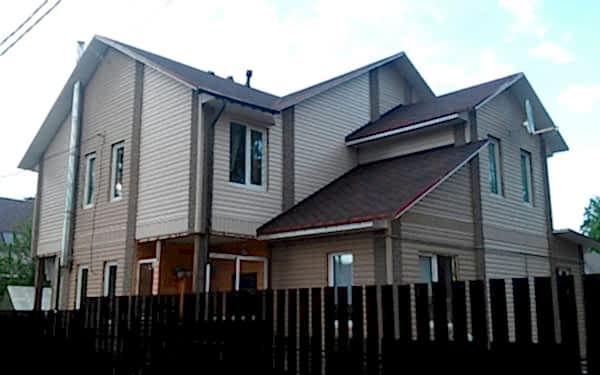 Каркасный дом площадью 260 кв.м