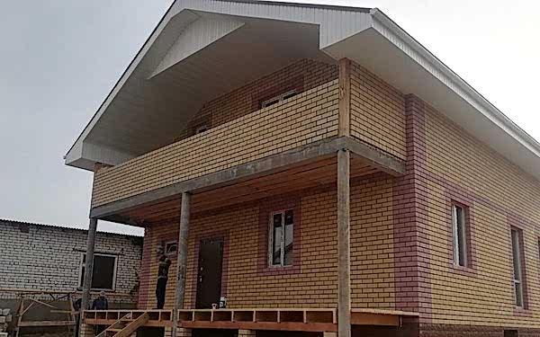 Дом из газобетона площадью 210 кв.м