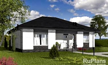 Проект дома из газобетона Адмирал 154 Адмирал 154