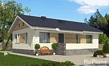 Проект дома из газобетона Адмирал 155 Адмирал 155