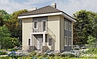 Проект дома из газобетона Адмирал 158 Адмирал 158