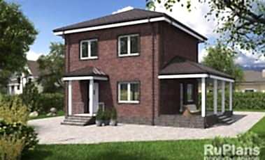 Проект дома из газобетона Адмирал 169 Адмирал 169