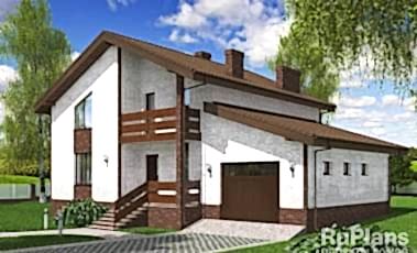 Проект дома из газобетона Адмирал 171 Адмирал 171