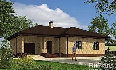 Проект дома из газобетона Адмирал 172 Адмирал 172