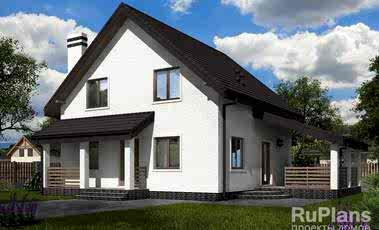 Проект дома из газобетона Адмирал 174 Адмирал 174