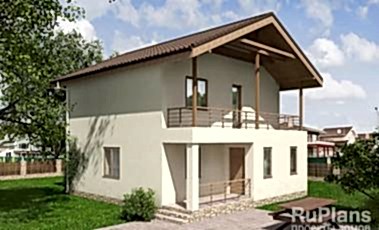 Проект дома из газобетона Адмирал 175 Адмирал 175