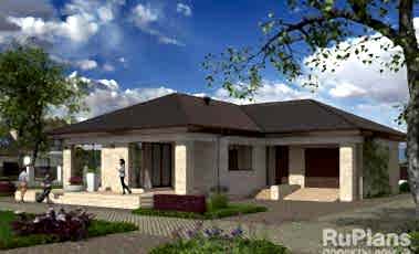 Проект дома из газобетона Адмирал 179 Адмирал 179