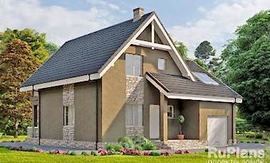 Проект дома из газобетона Адмирал 180 Адмирал 180