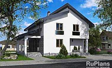 Проект дома из газобетона Адмирал 181 Адмирал 181