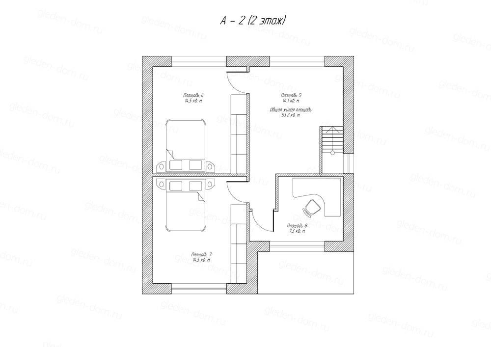 Планировка второго этажа