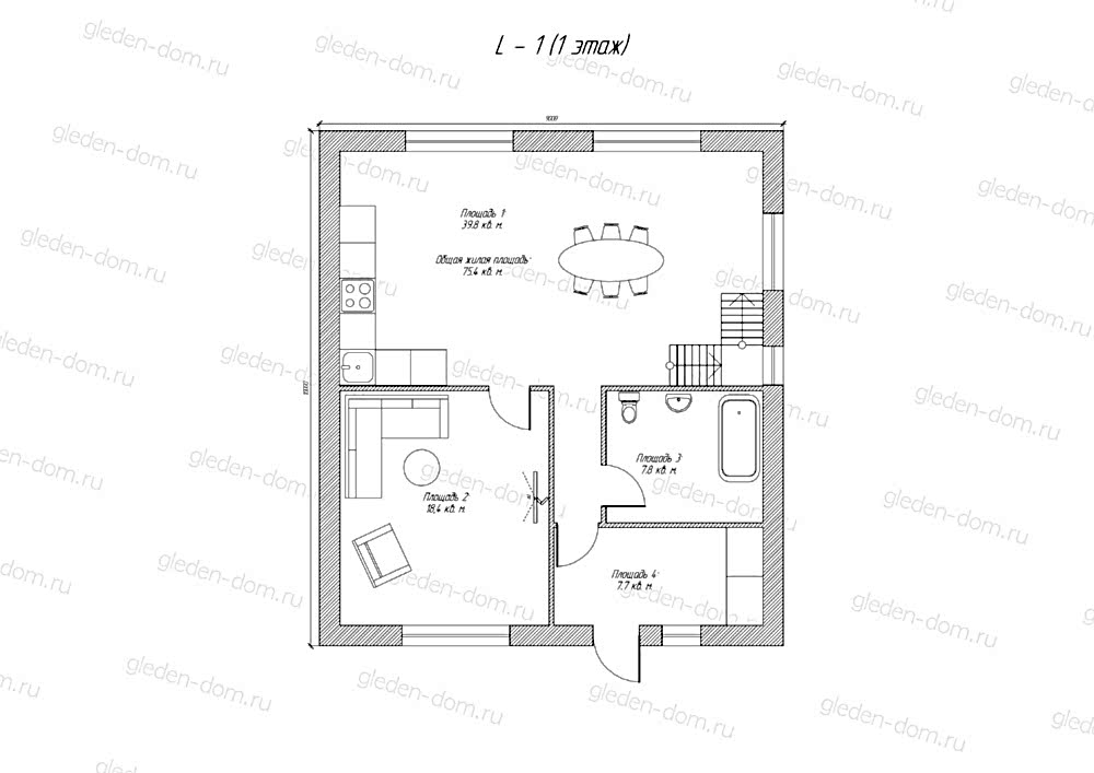 Планировка первого этажа