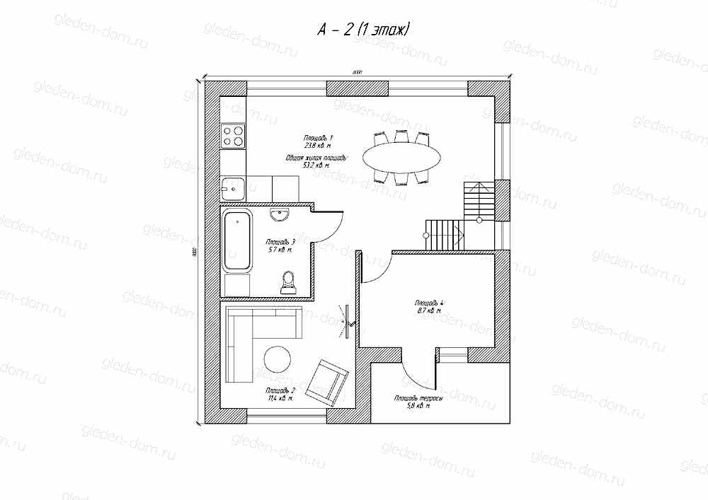 Планировка первого этажа