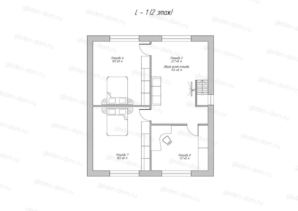 Планировка второго этажа