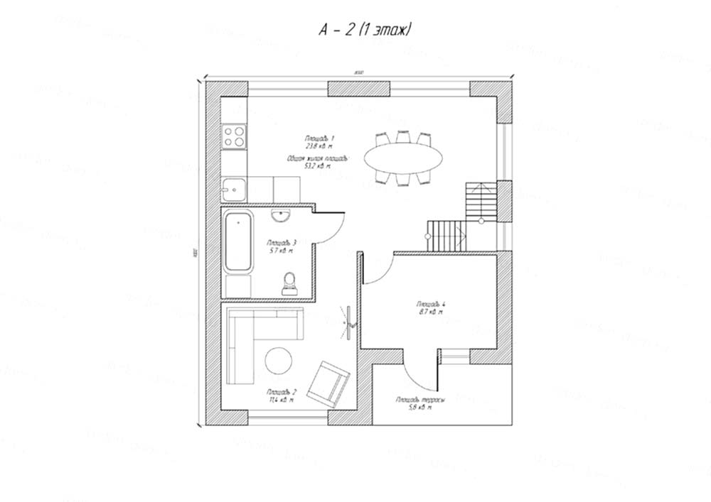 Планировка первого этажа
