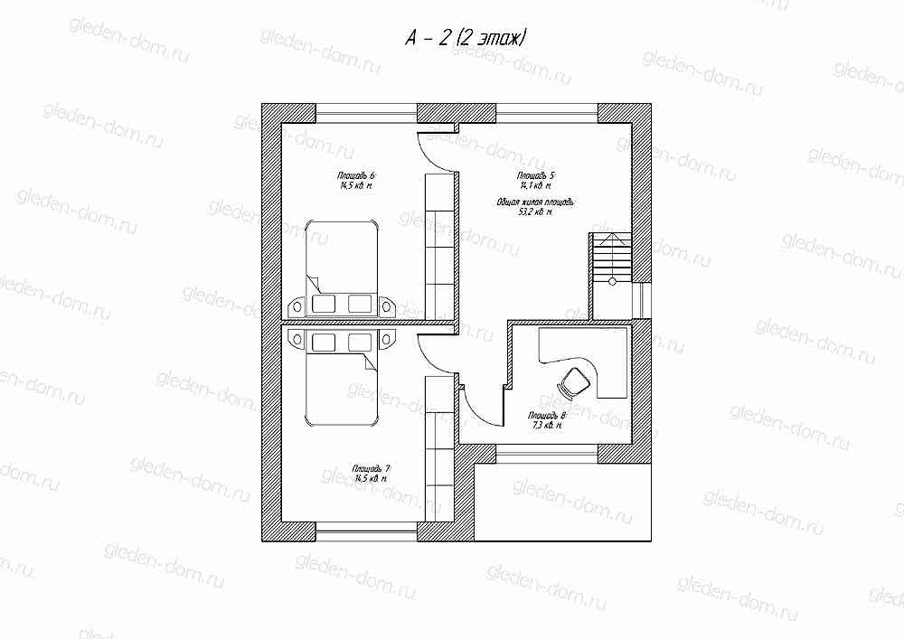 Планировка второго этажа